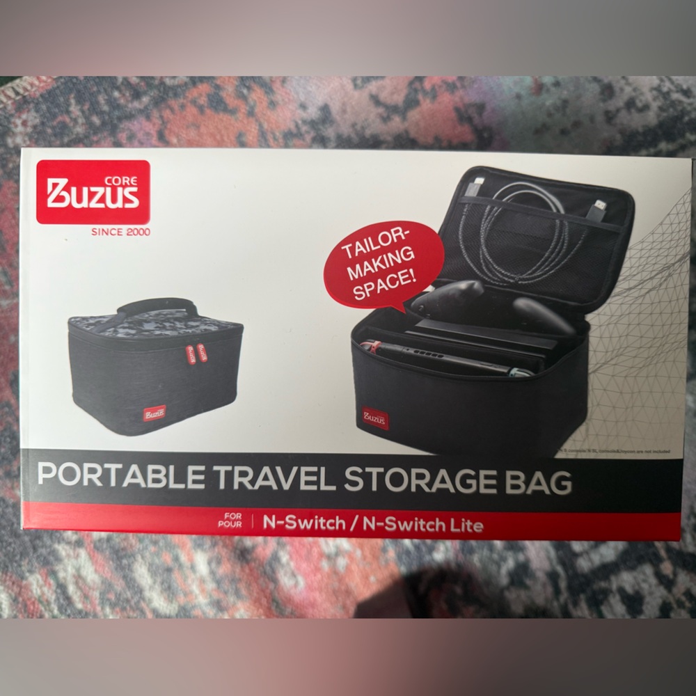 Portable Travel Storage Bag for Nintendo Switch and Nintendo Switch Lite - NIB